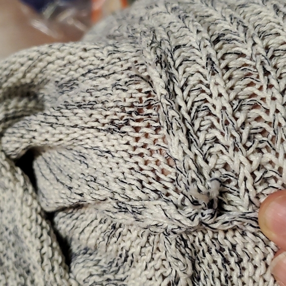 Stylus womens cardigan sweater size XL crochet knit open front - Picture 13 of 13